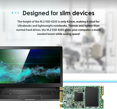 Transcend 1To M.2 2242 SSD SATA3 B+M Key