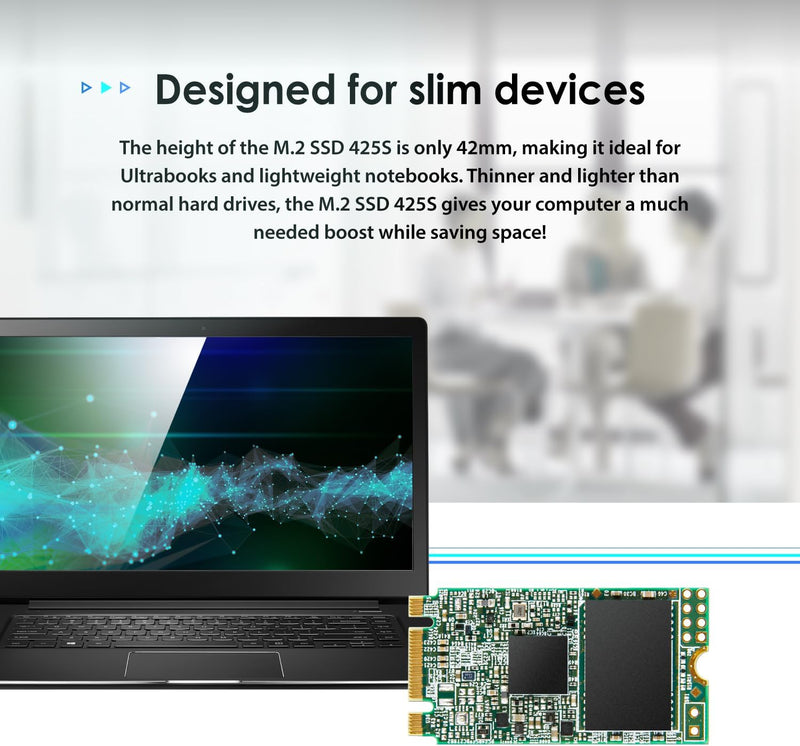 Transcend 1To M.2 2242 SSD SATA3 B+M Key