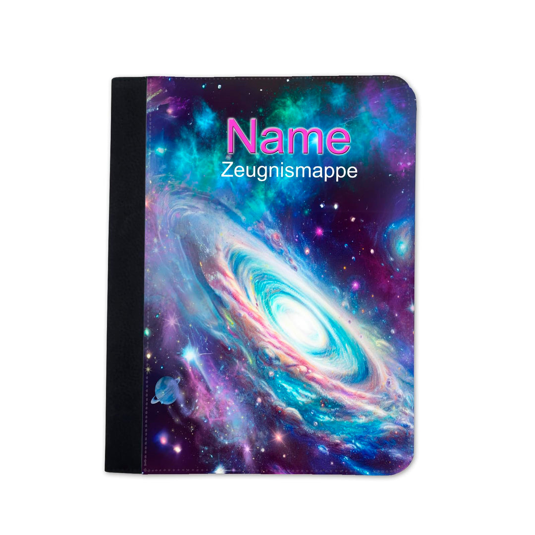 Zeugnismappe mit Name | Zeugnismappe personalisiert | mit Klarsichthüllen A4+ | Urkundenmappe | pers