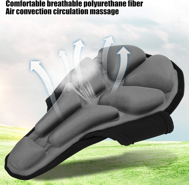 Fahrradsitzbezug, Stossdämpferkissen Aufblasbarer, Weicher Mountainbike-Sattelbezug Fahrrad Luftpols