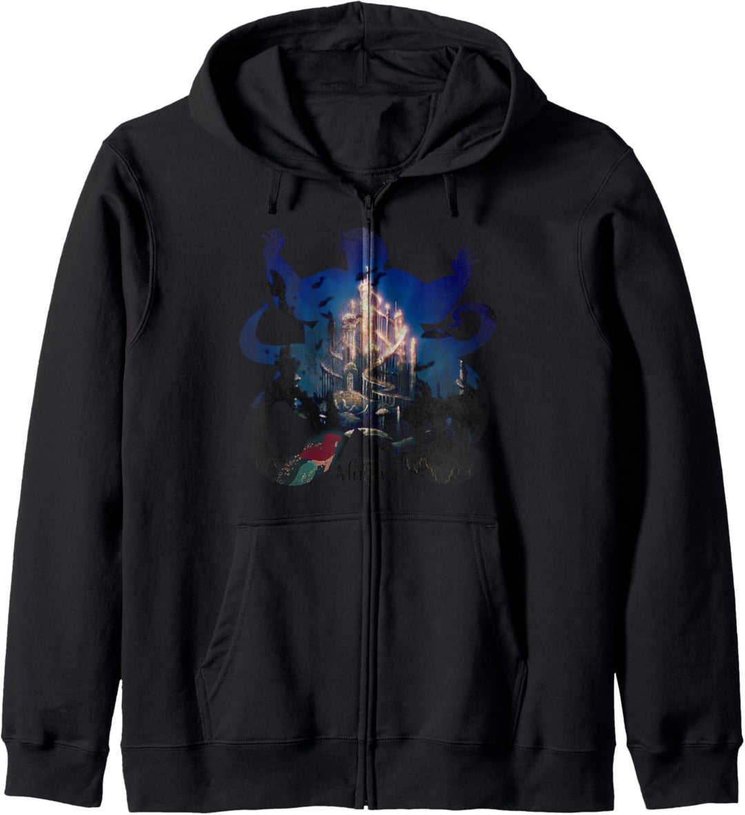 Disney Little Mermaid Ursula Silhouette Kapuzenjacke