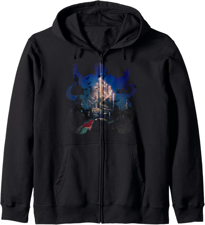 Disney Little Mermaid Ursula Silhouette Kapuzenjacke