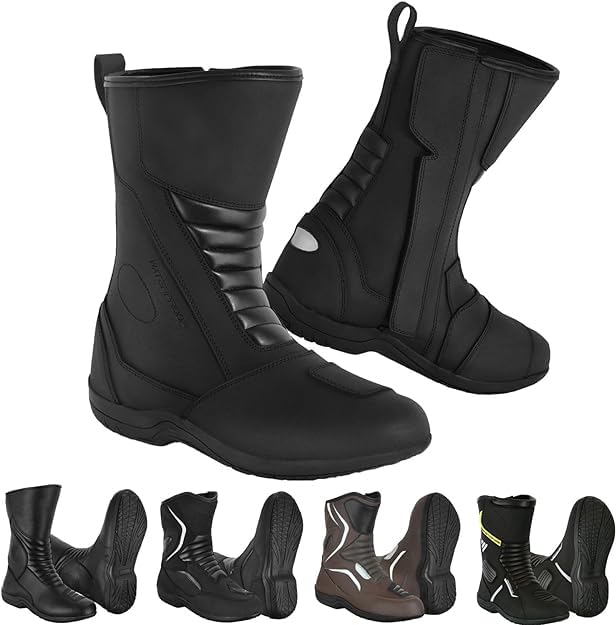 Motorradschuhe für Herren, verstärkte Strassenschuhe, Motorradstossschutz, rutschfeste Sohle, bequem