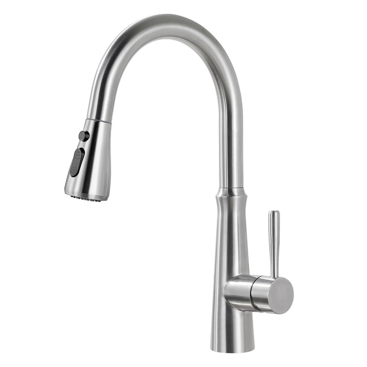 Wasserhahn Küche, Hochdruck Küchenarmatur Ausziehbar,360° Schwenkbar Armatur Küche Mischbatterie mit