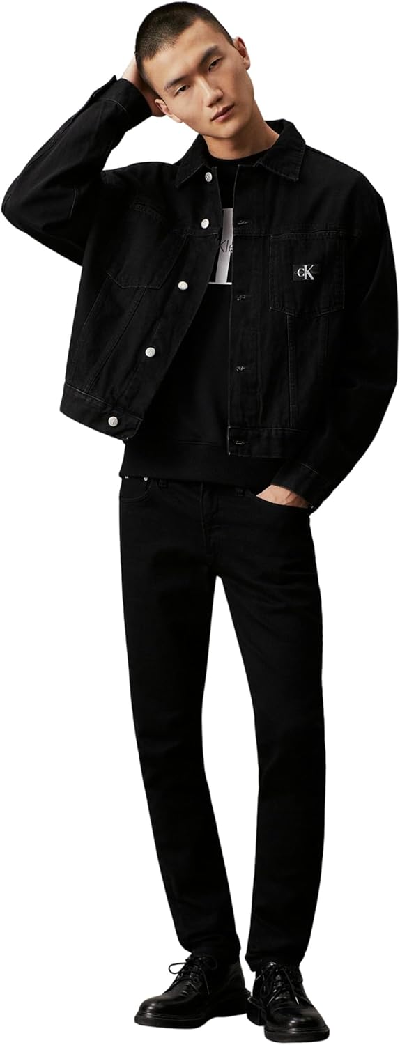 Calvin Klein Herren Pullover, Schwarz (Ck Black)