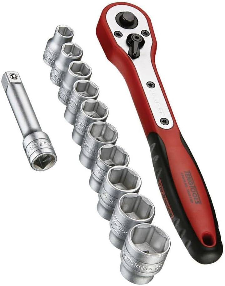 Teng m3812 N1 8–19 mm 3/8 Zoll Vierkantantrieb Basic Socket Set (12-teilig) One size, One size