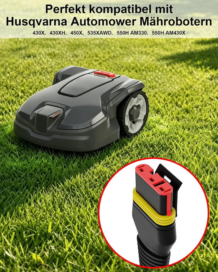 28V 4,2A Ladegerät kompatibel mit Husqvarna Automower 330X, 430X Nera 2023, 430X Roboter Rasenmäher,