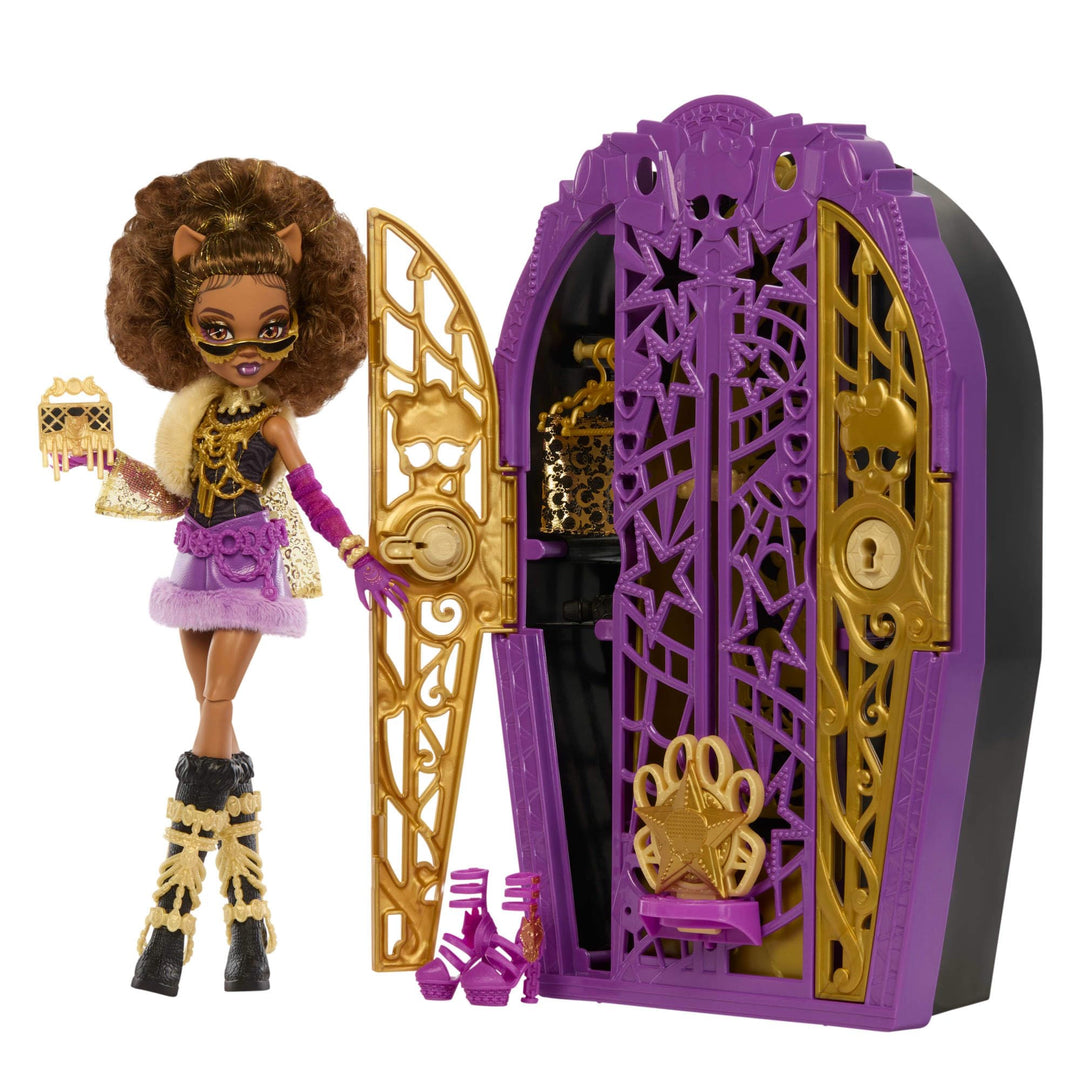 Monster High Skulltimate-Secrets-Set aus Puppe und Accessoires, Hauntlywood Mysteries Clawdeen Wolf