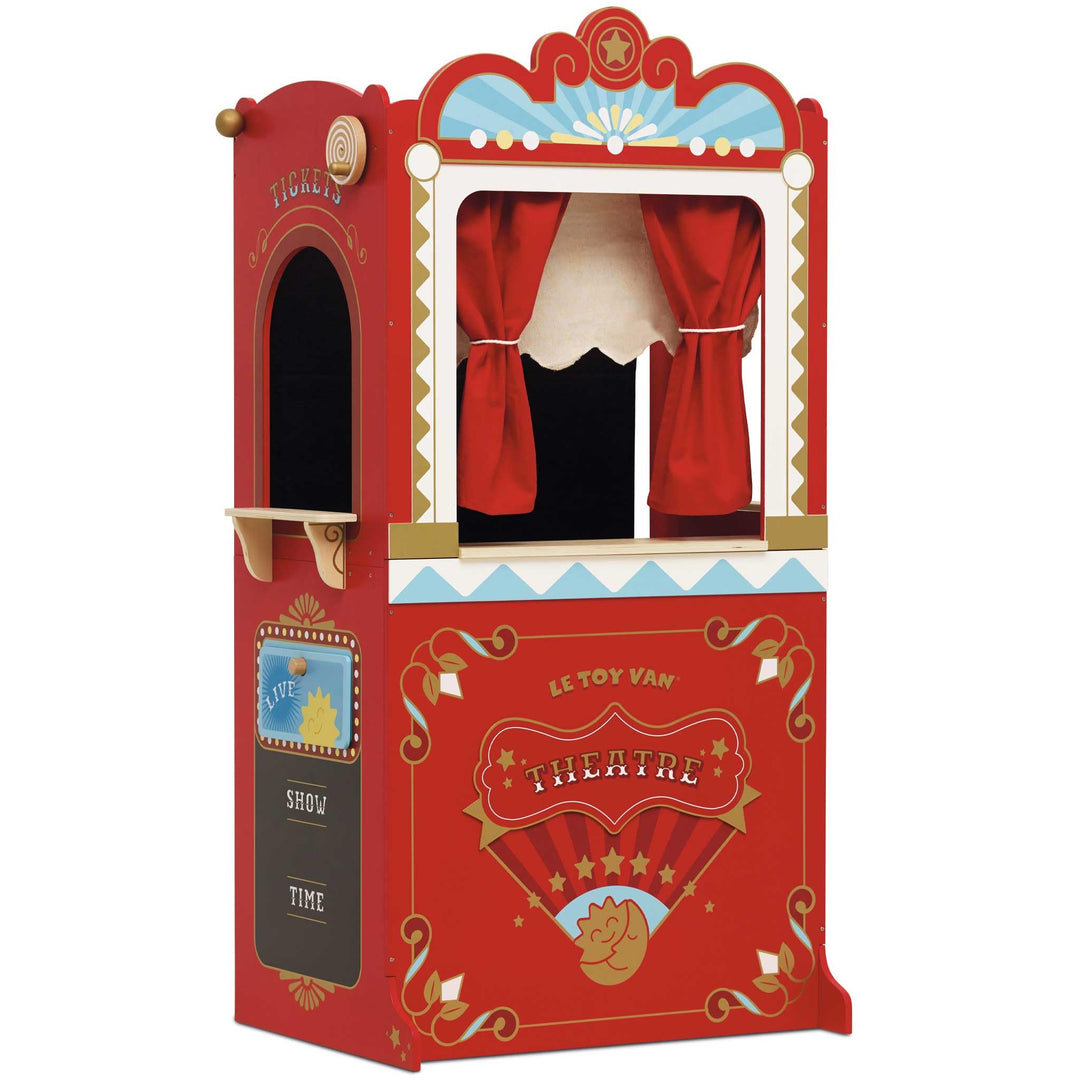 Le Toy Van - TV333 - Lernspiel ab 3 Jahren, grosse Holzpuppe und Puppentheater, 122 cm hoch, Montess