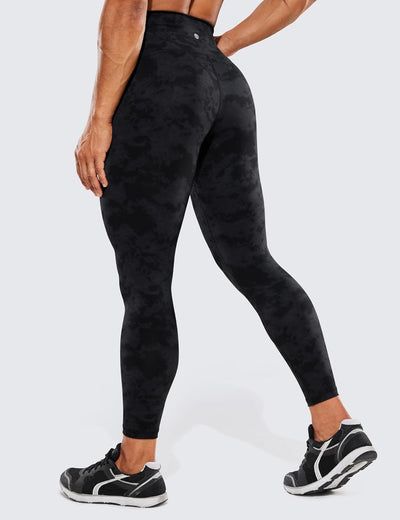 CRZ YOGA Damen High Waist Sports Leggings Blickdicht Yoga Leggins Sporthose mit Tasche - Hugged Feel