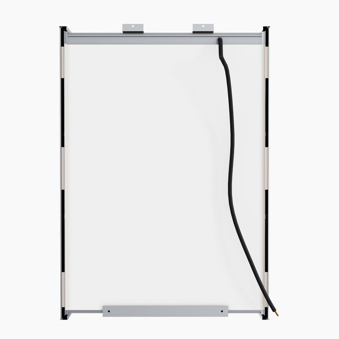 SONNI LED Spiegelschrank mit Beleuchtung 50 × 70cm Aluminium beschlagfrei Kabelloses Scharnier Desig