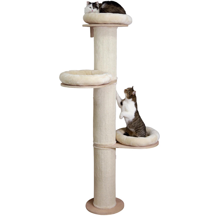 Kerbl Pet Kratzbaum Dolomit Tower, Ø38cm Höhe 187cm, beige