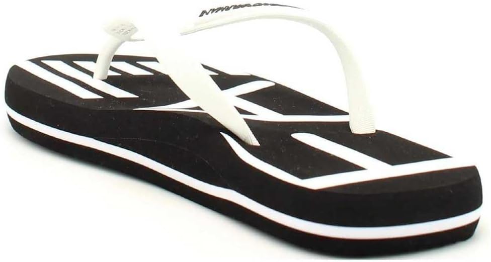 Emporio Armani EA7 Herren Zehentrenner Black - White 39 EU Black White, 39 EU Black White