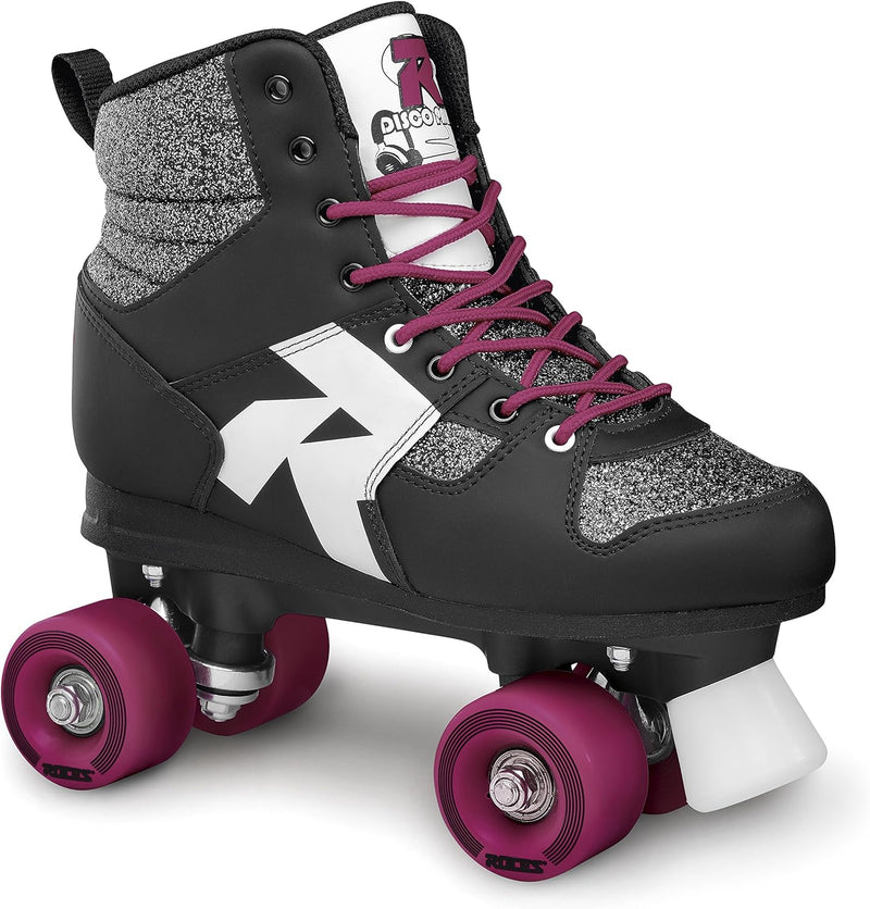 Roces Disco Palace Rollerskates/Rollschuhe Street 37 glitter-Black, 37 glitter-Black