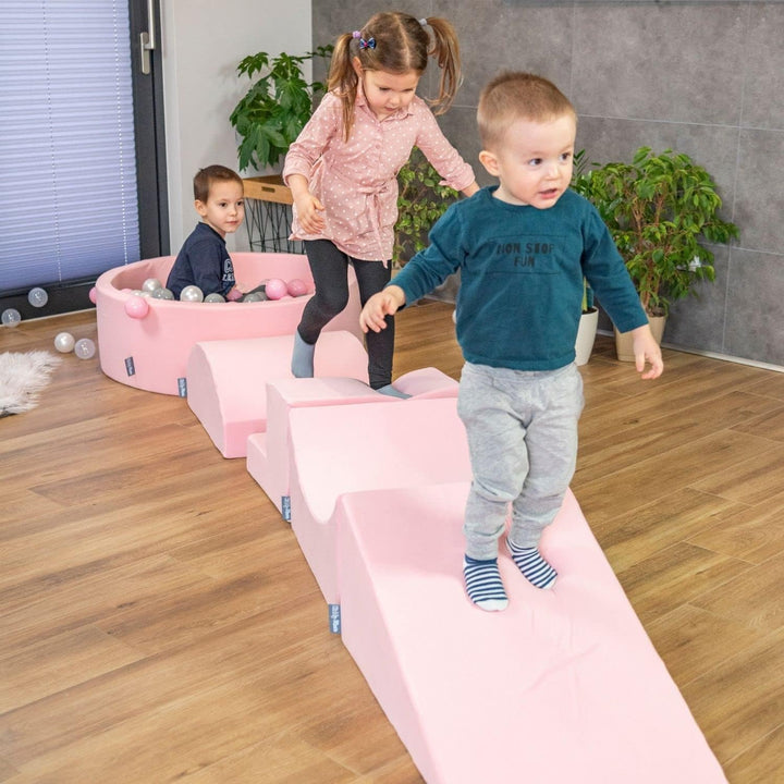 KiddyMoon Spielplatz Aus Schaumstoff Hindernisläufen, Element Zwickel, Pink Multi-Grösse Pink: Zwick