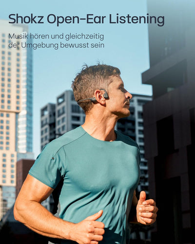 SHOKZ OpenRun Pro 2 Knochenschall Sportkopfhörer, Open-Ear-Ohrhörer mit Bluetooth 5.3, Mikrofon mit