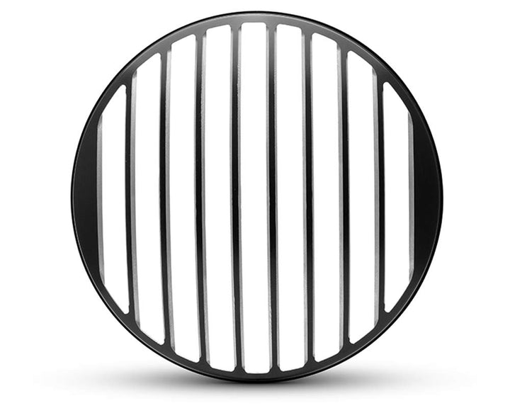 Motorrad Scheinwerfer Abdeckung 7.5" Zoll Schutz Scrambler Projekt Retro - Dünn Grill