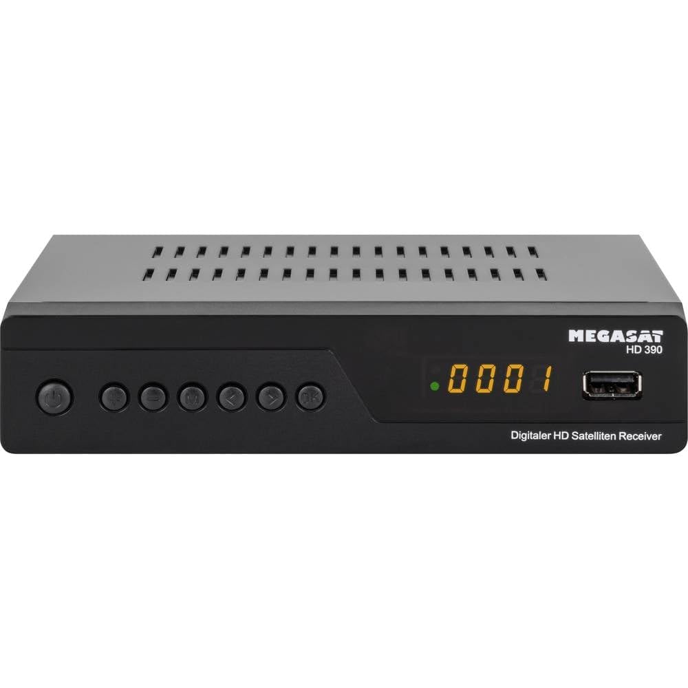 Megasat 0201125 201125 HD 390 DVB-S2 Receiver Front-USB Anzahl Tuner: 1