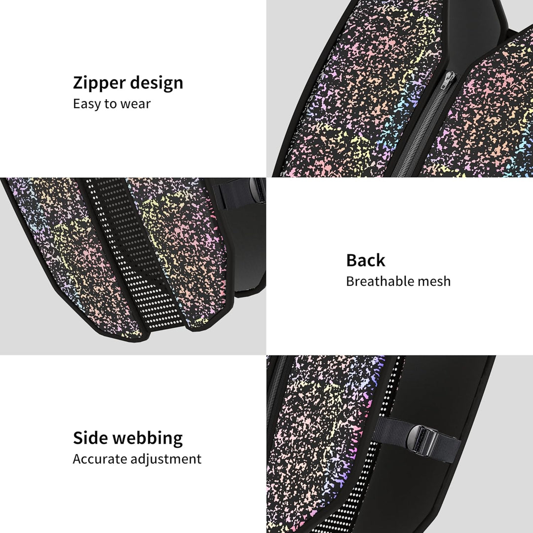 PROIRON Gewichteweste mit Reissverschluss,Wasser Abwaschbare Trainingsweste, Weighted Vest mit Siche