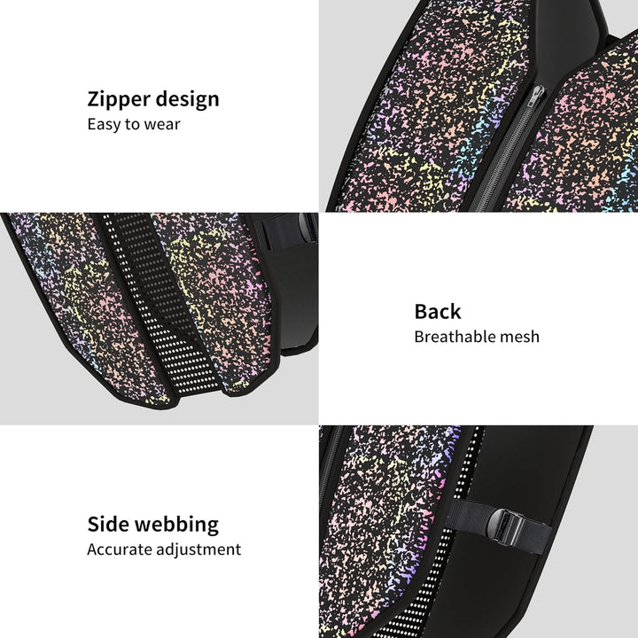 PROIRON Gewichteweste mit Reissverschluss,Wasser Abwaschbare Trainingsweste, Weighted Vest mit Siche