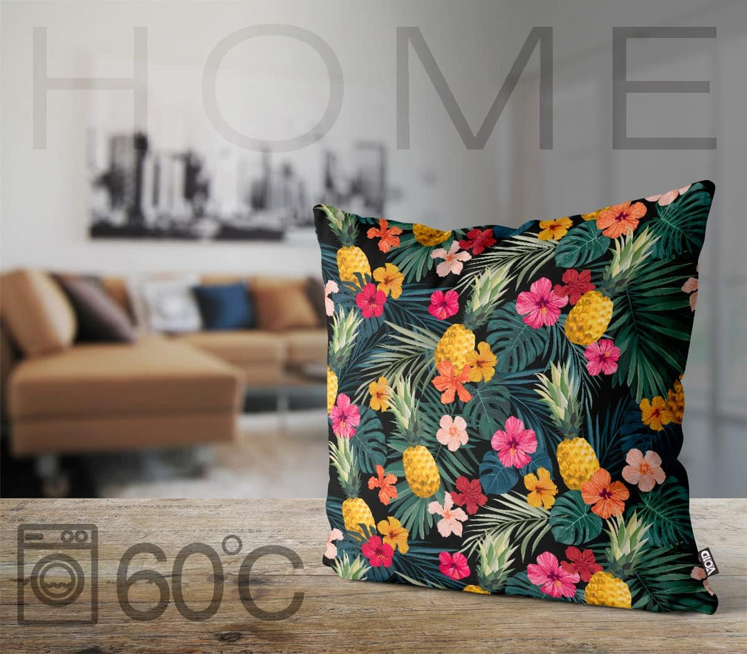 VOID Tropische Ananas Kissenbezug Kissenhülle Sofakissen Kissen Deko Outdoor-Kissen Dekokissen, Kiss