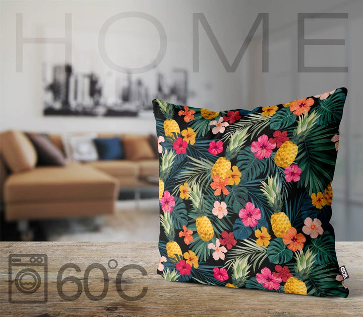 VOID Tropische Ananas Kissenbezug Kissenhülle Sofakissen Kissen Deko Outdoor-Kissen Dekokissen, Kiss