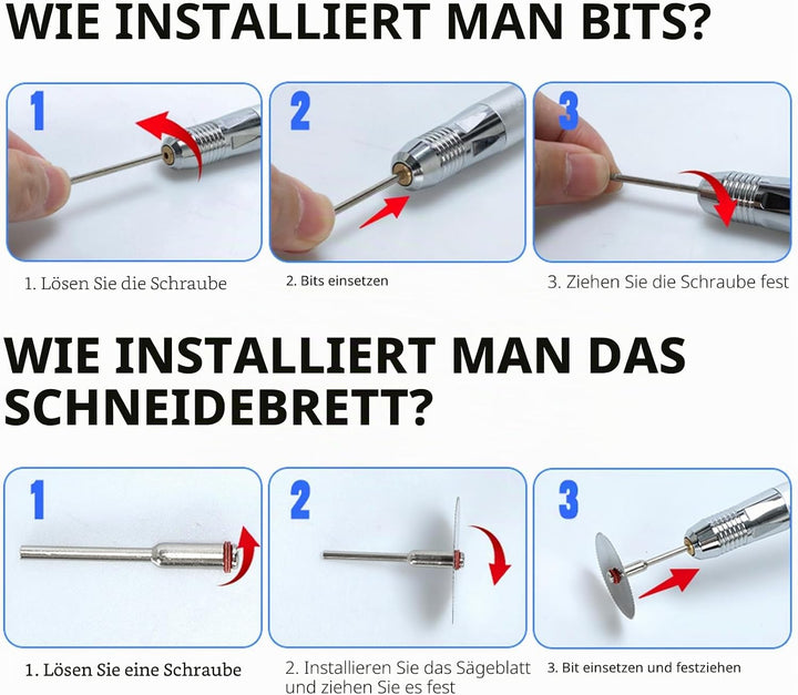Electric Engraving Pen, Micro Gravierstift, Multifunctional Gravur Gerät Set, Portable Wireless Grav