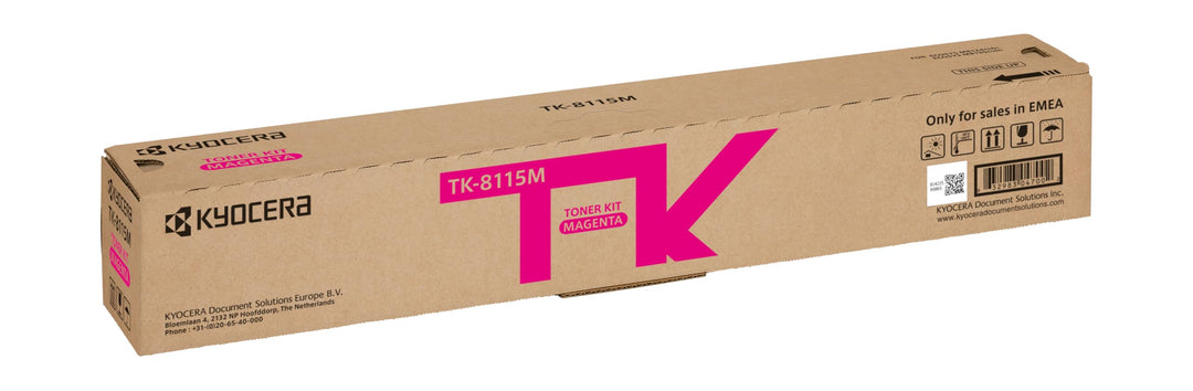 Kyocera TK-8115M Magenta. Original Toner-Kartusche 1T02P3BNL0. Kompatibel für ECOSYS M8124cidn, ECOS
