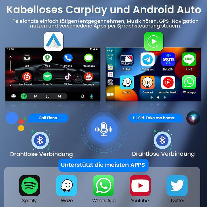 Hikity 2+64G 9" Android 15 Autoradio für Opel Astra H/Zafira B/Corse C D | Wireless Carplay Autoradi
