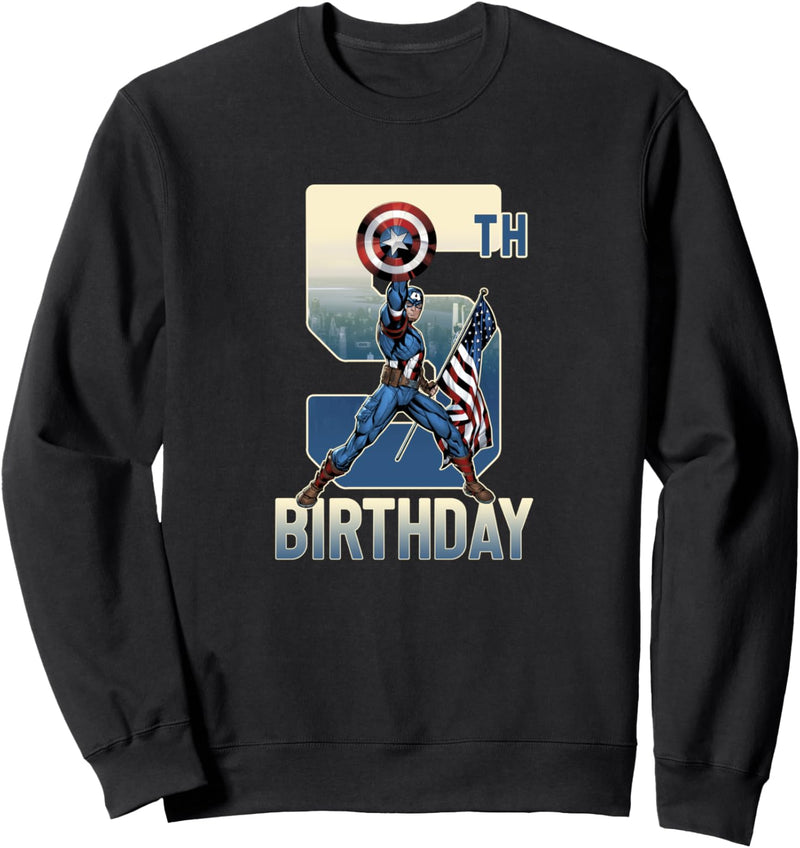 Marvel Captain America Happy 5th Birthday Sweatshirt