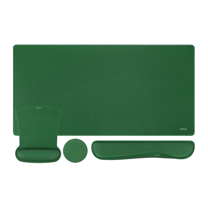 MOSISO Schreibunterlage Matte Tastatur Mauspad Set, 4-in-1 Ergonomisches Mousepad&Tastatur Handgelen