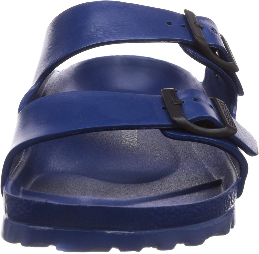 BIRKENSTOCK Herren Arizona Geöltes Leder Weit Pantoletten, 41 EU Navy