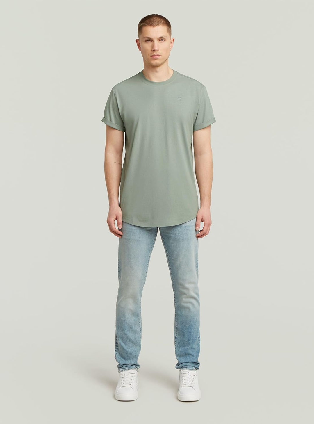 G-Star Herren Lash Sports Graphic Relaxed T-Shirts S Blau (Iceberg Green D16396-b353-c959), S Blau (