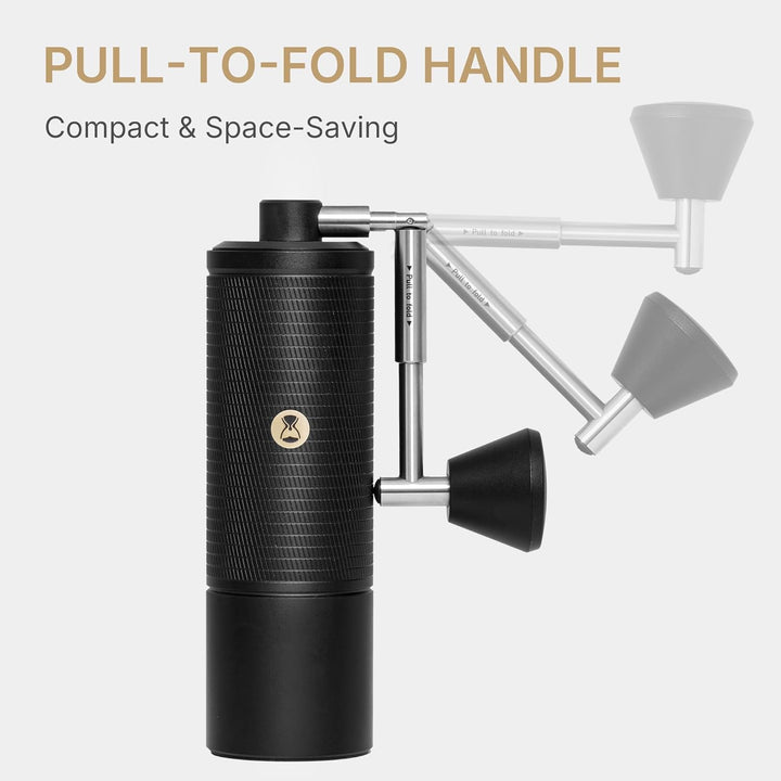 Timemore C5 ESP PRO Handkaffeemühle - 50 verstellbare Stufen, 42mm Edelstahl-Mahlwerk, Handkaffeemüh