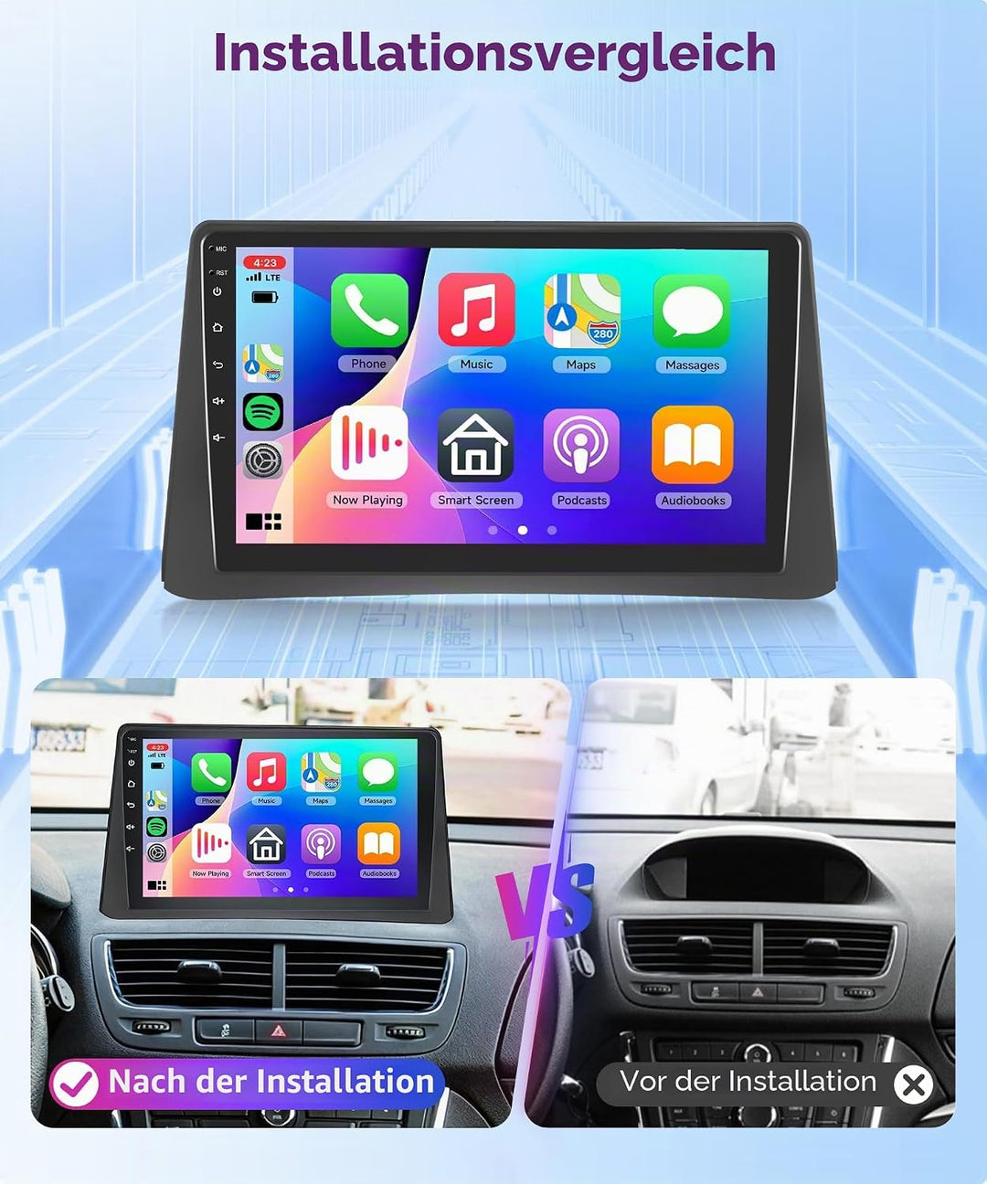 Rimoody 2G+64G Android Autoradio für Opel Mokka 1 2012-2016/Buick Encore 2013-2015 Carplay Wireless