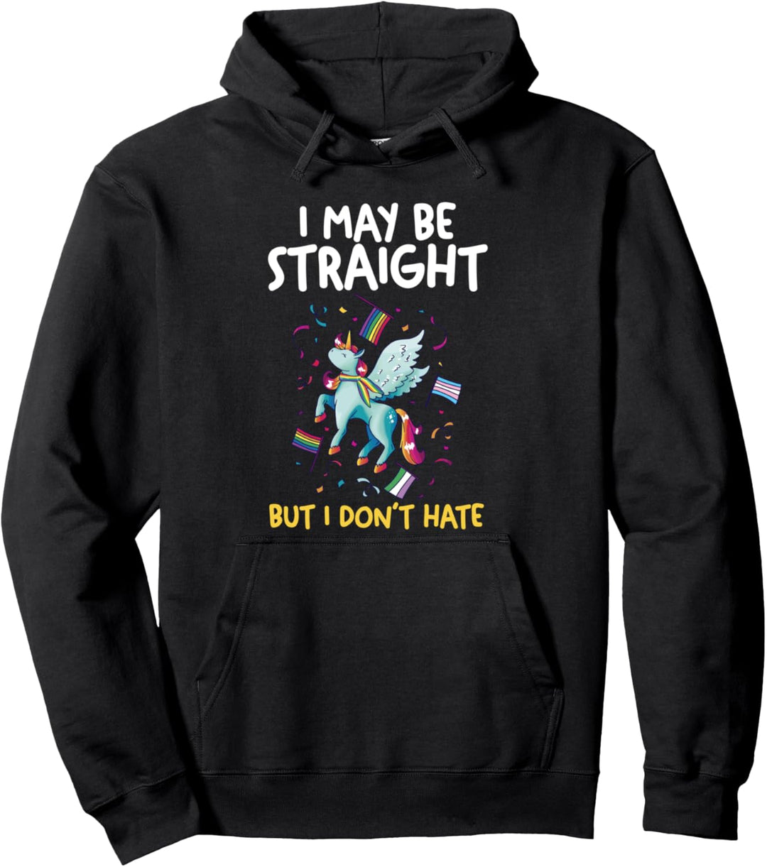 Lesbisches Schwulen-Einhorn LGBTQ Pullover Hoodie