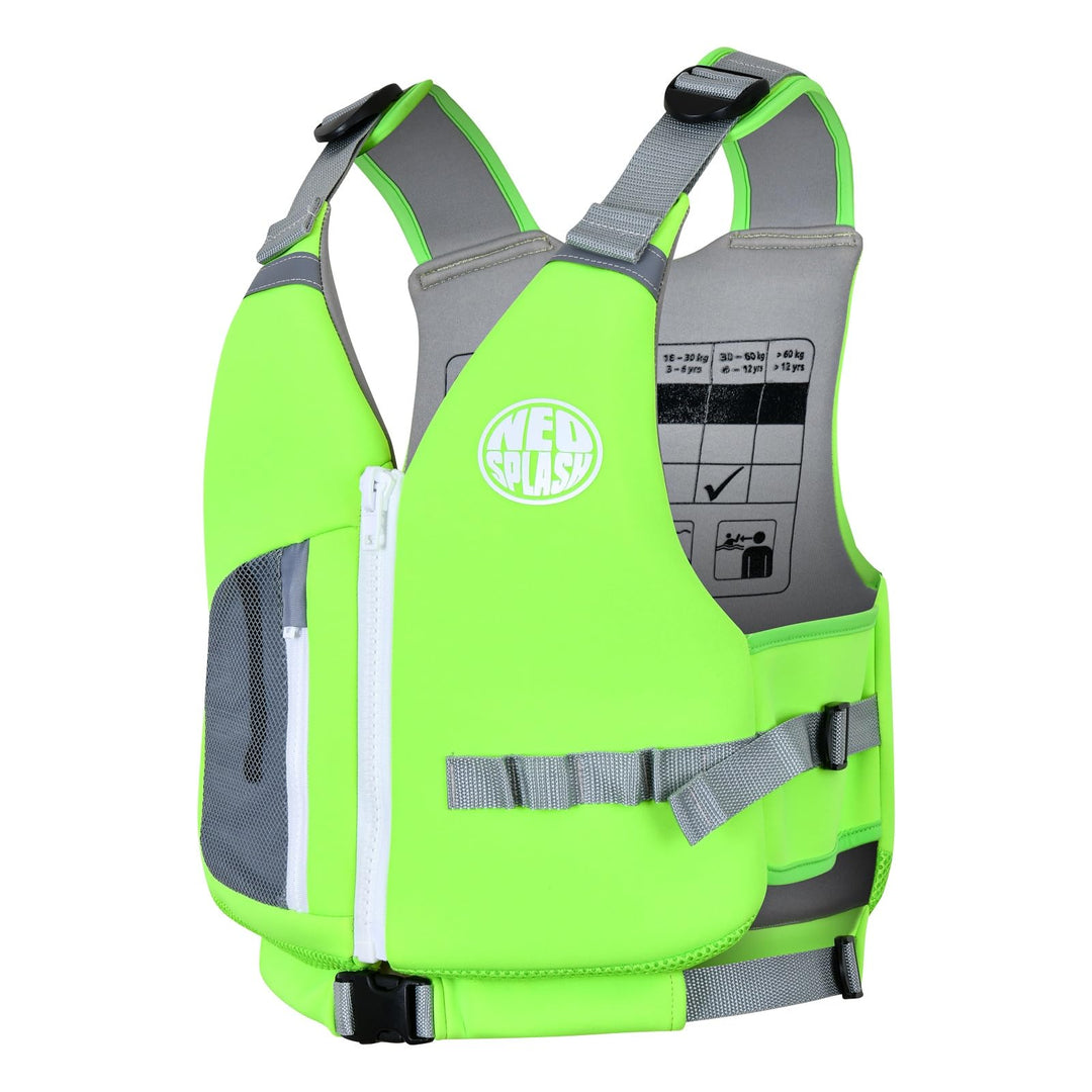 Schwimmlernweste Erwachsene, Schwimmhilfe, Festtoffweste ideal für den Wassersport, Kajak, Bootfahre