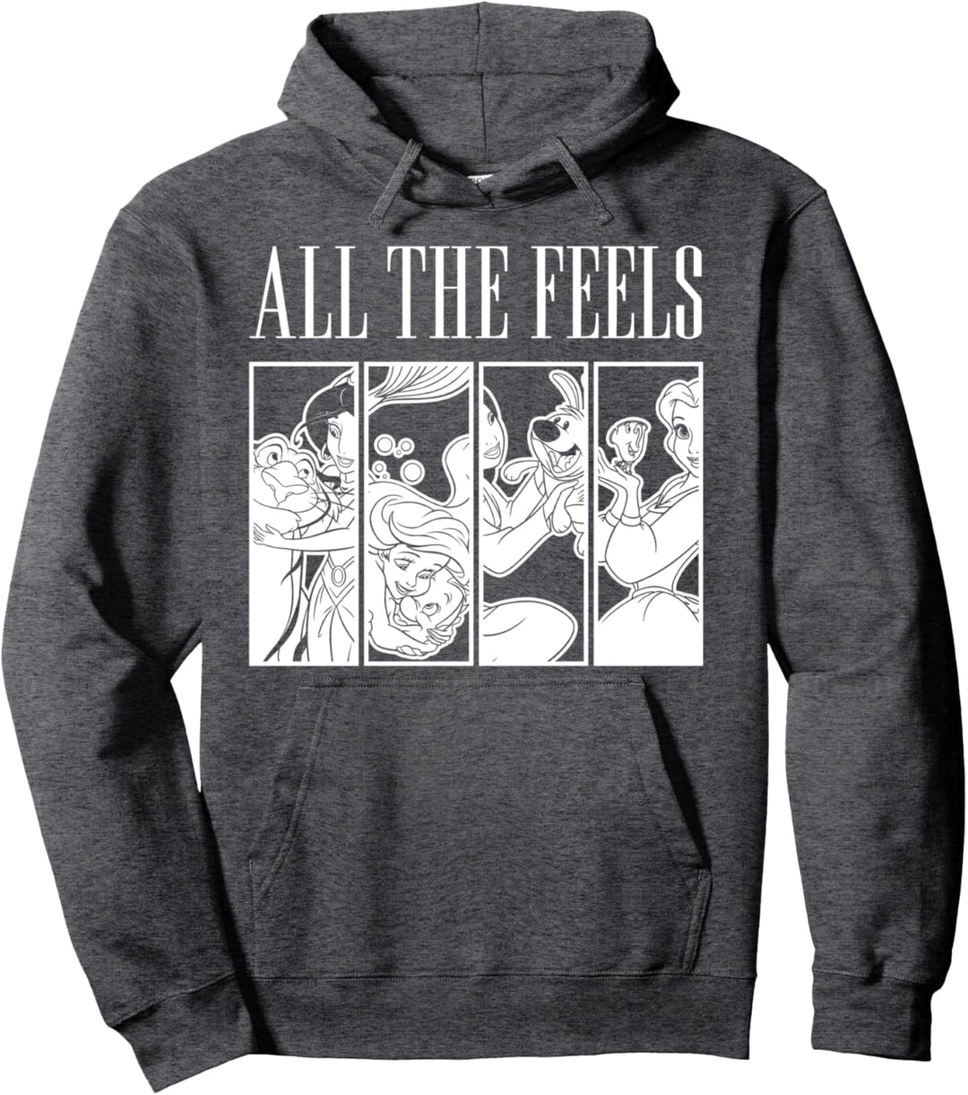 Disney Princess All The Feels Boxes C1 Pullover Hoodie