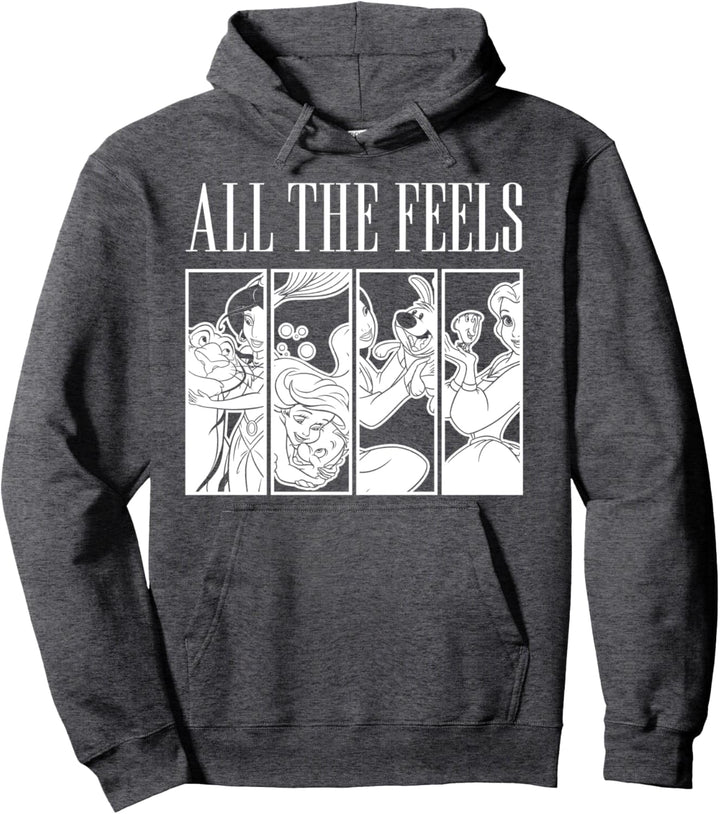 Disney Princess All The Feels Boxes C1 Pullover Hoodie