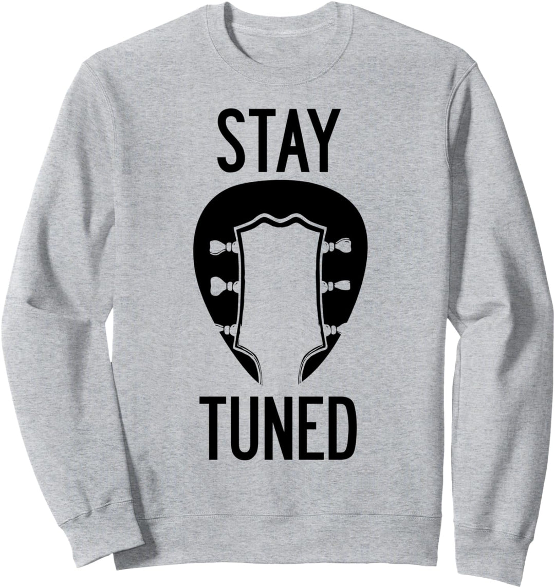 Lustige Gitarre Bleiben Sie gestimmt Vintage-Musik-Geschenk Sweatshirt