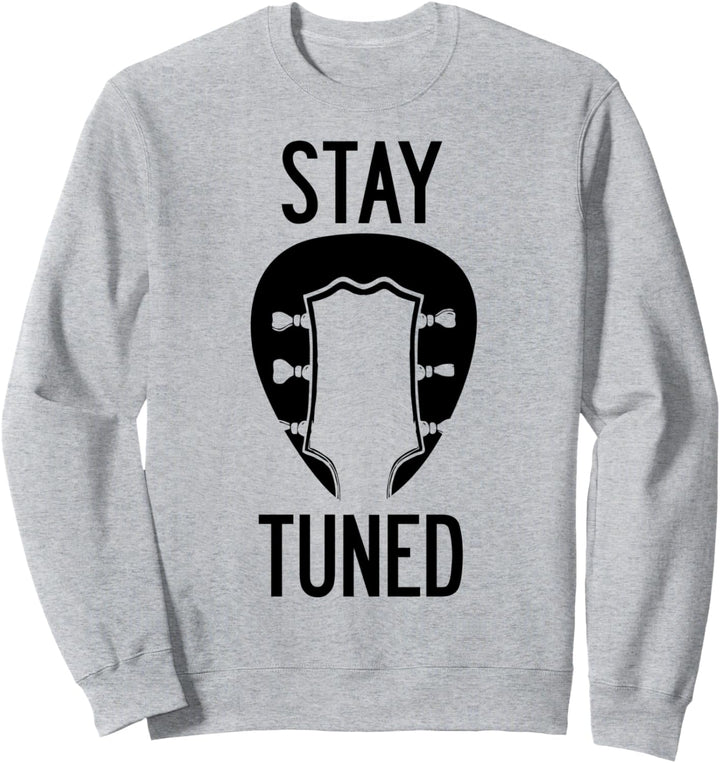 Lustige Gitarre Bleiben Sie gestimmt Vintage-Musik-Geschenk Sweatshirt