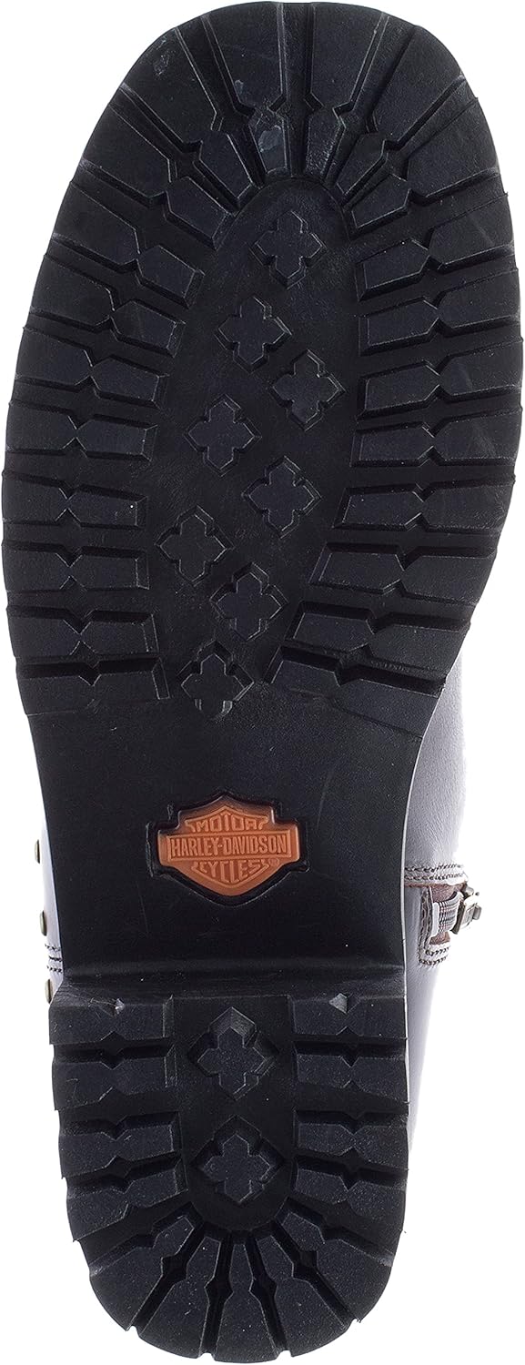 HARLEY-DAVIDSON Damen Ashby Schlupfschuh Stiefel 37 EU Braun, 37 EU Braun