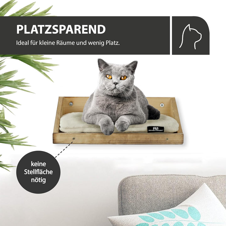 Rohrschneider Kletterwand Katzen (alle Katzengrössen) | Made in EU | Katzentreppe kombinierbar | aus