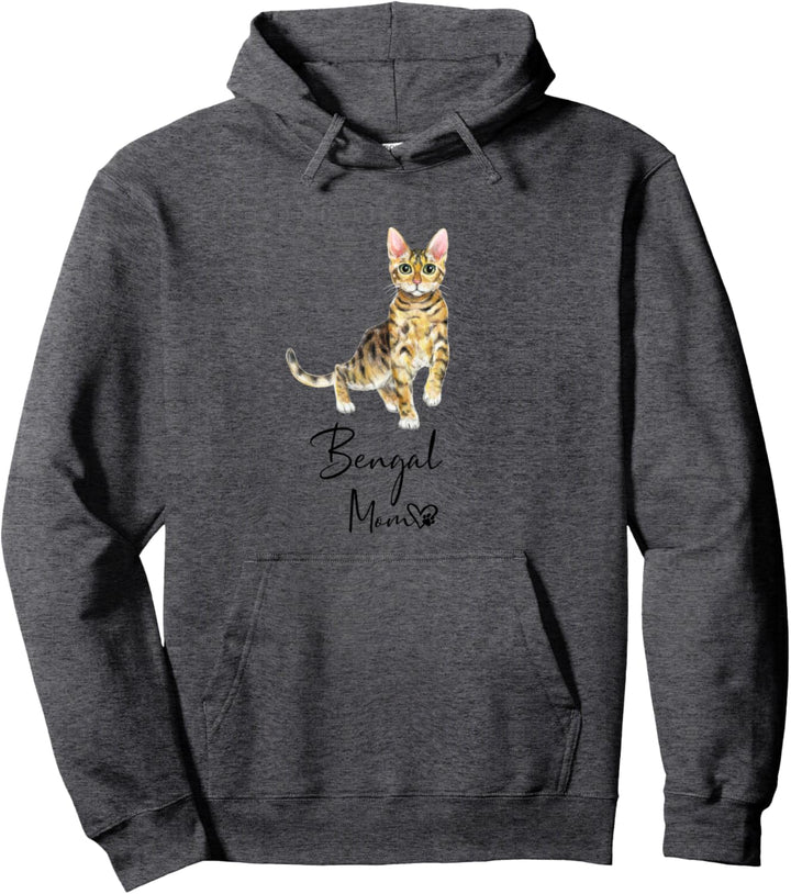 BENGAL MOM Mama Katze Katzenmama Frauchen Pullover Hoodie