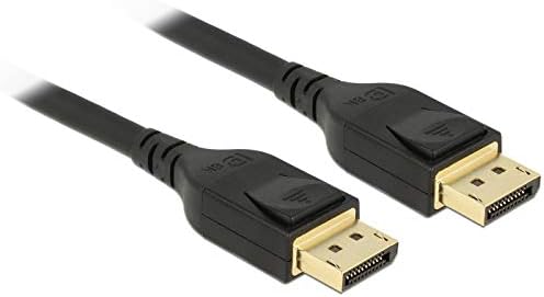 Delock Kabel Displayport 1.4 8K 60Hz, DP 8K Zertifiziert (Ultra HD 2), 4K @ 240hz, DP Kabel für Gami