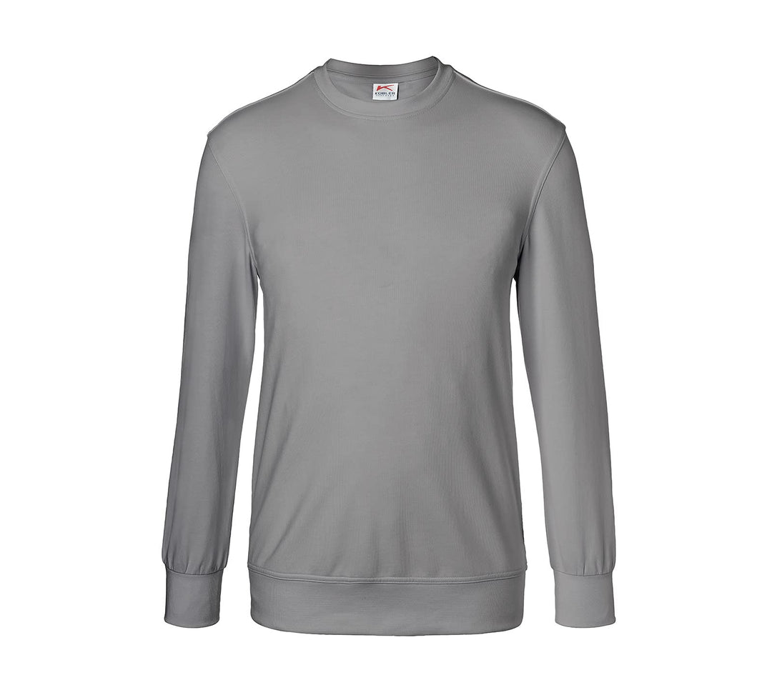 KÜBLER Shirts Sweatshirt – Sweatshirt mit French‑Terry‑Innenseite und Aufhängebändern XS Grau, XS Gr