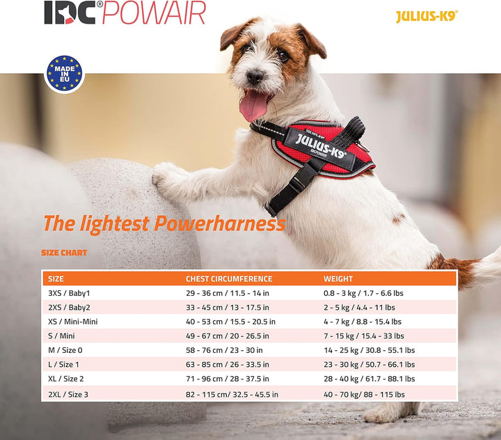 Julius-K9, IDC Powair Hundegeschirr, Grösse: S / Mini, Pink Pink S/Mini, Pink S/Mini