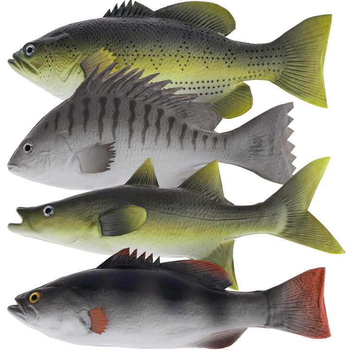 4 Stück Künstliche Fisch Deko Gefälschte Kunststoff Fische Simulataed Realistische Lebensmittel Unte