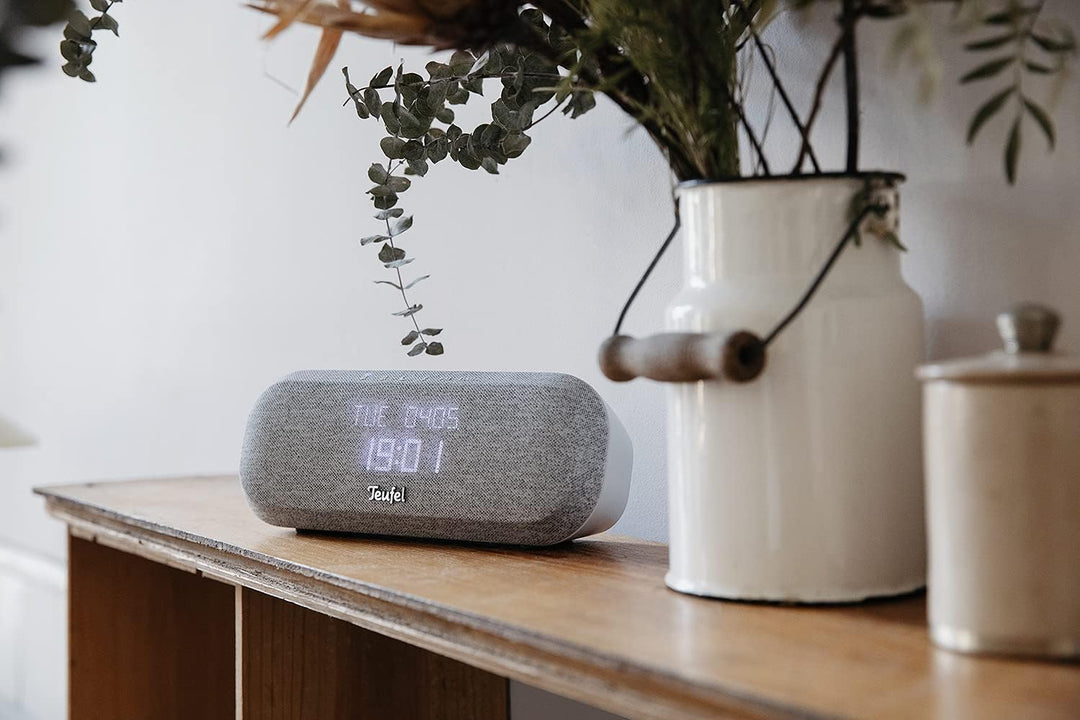Teufel Radio ONE HiFi-Wecker - Bluetooth Lautsprecher mit DAB+/FM-Radio, Weck-Funktionen, Sleeptimer