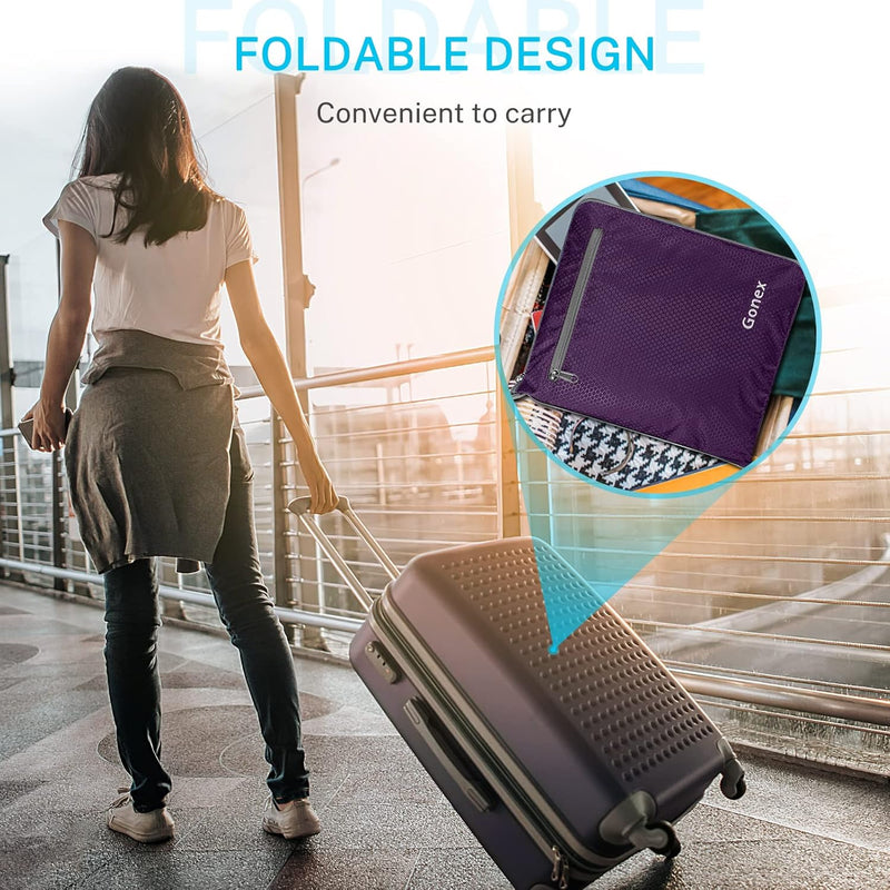 Gonex Faltbares Reisegepäck Leicht 40/60/80/100/150L Grosse Reisetasche Sporttasche für Reise Gym Ur